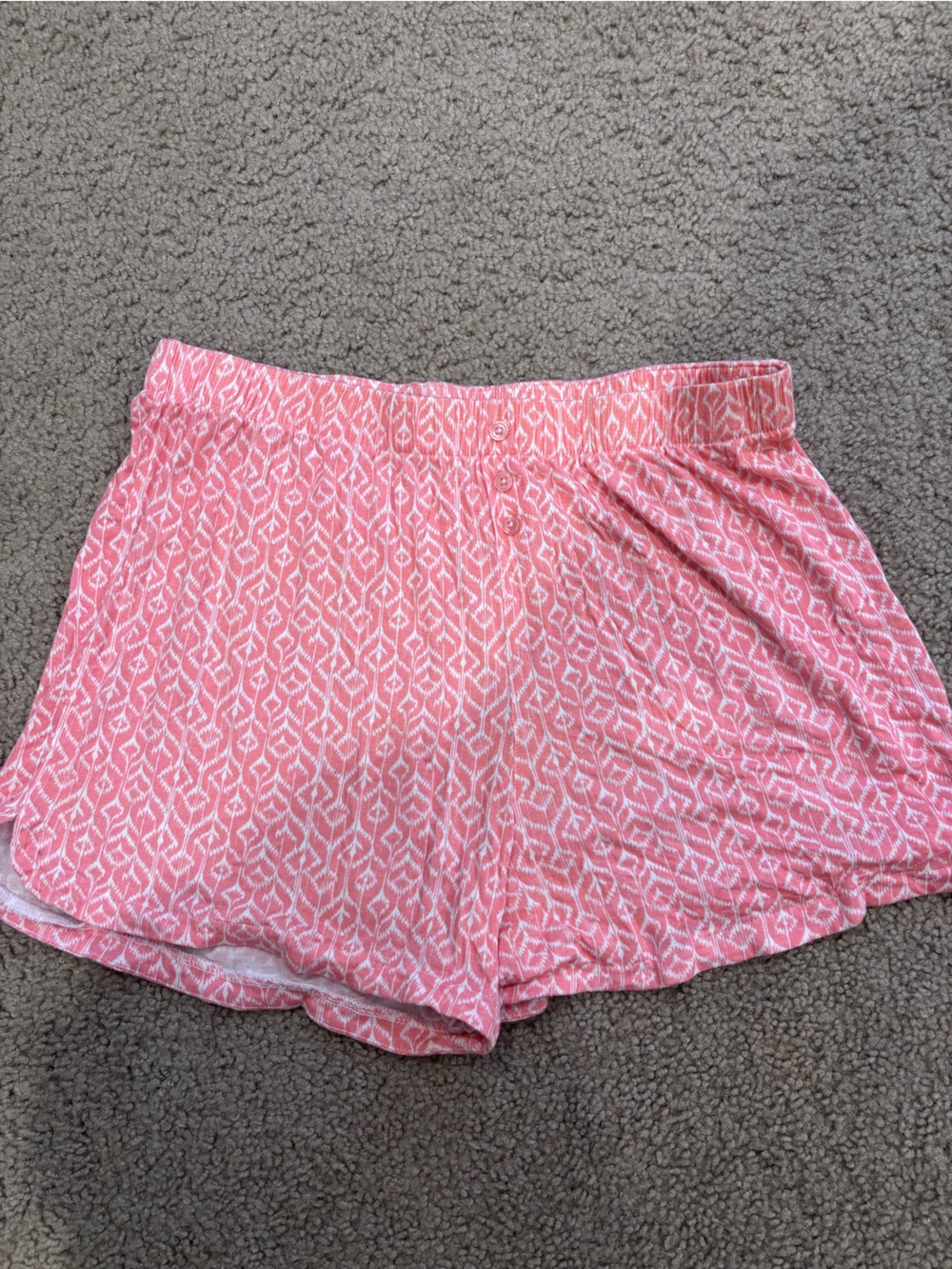 Rachel Zoe Pink Printed Lounge Shorts